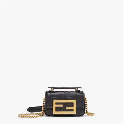 pochette mini fendi|fendi baguette pouch.